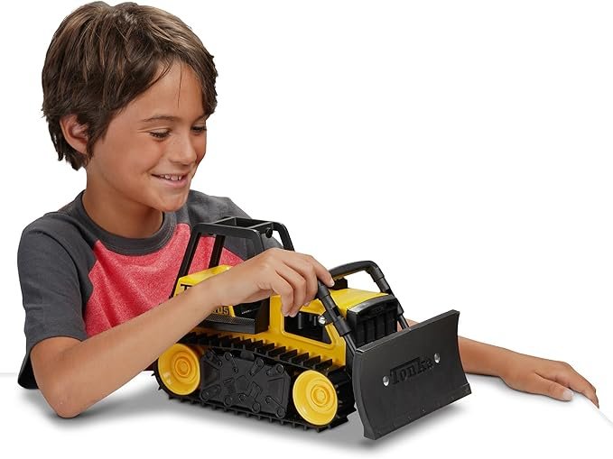 Steel Bulldozer Vehicle, Yellow